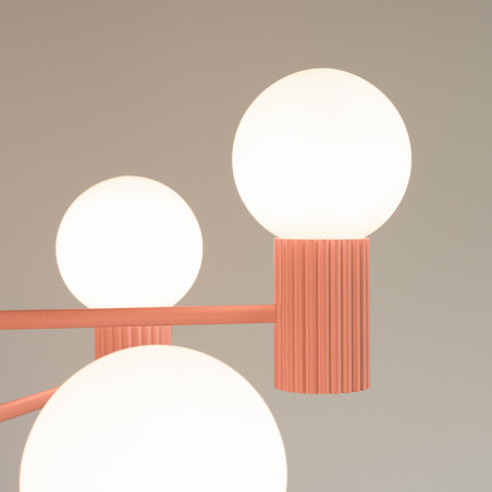 Lampa wisząca Sollux Halo 6-punktowa - Nowoczesny design