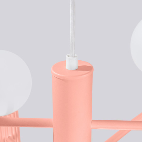 Lampa wisząca Sollux Halo 6-punktowa - Nowoczesny design