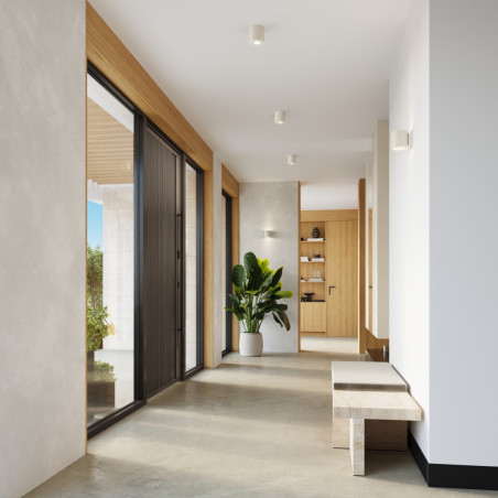 Kinkiet betonowy Sollux Orbis beżowy | Loft, industrial