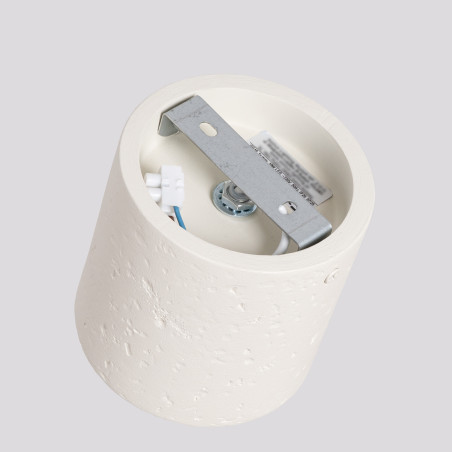 Lampa Betonowa Sollux Orbis 10cm Beżowa | Loftowa