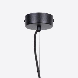 Lampa wisząca Gabbia czarna Sollux - Loftowa elegancja