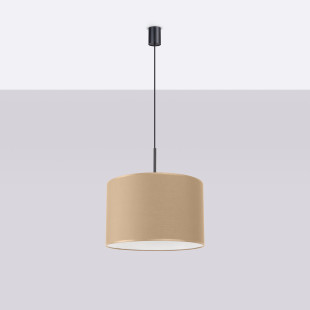 Lampa wisząca Sollux Nevia taupe | Oświetlenie do salonu