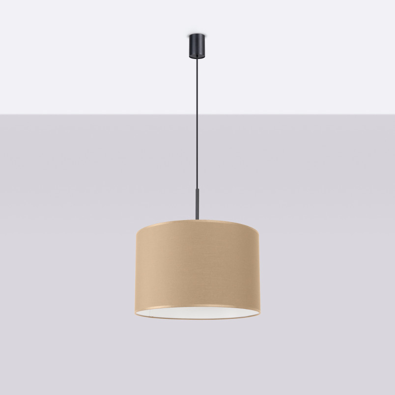 Lampa wisząca Sollux Nevia taupe | Oświetlenie do salonu