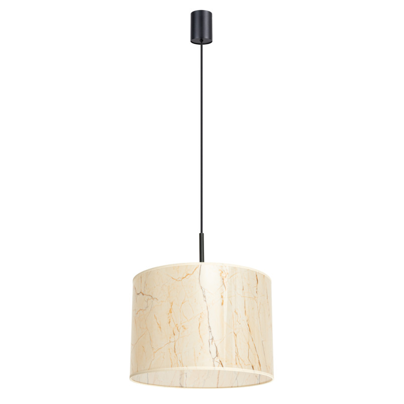 Lampa wisząca Sollux Nevia 40cm - Marmur, Nowoczesny Design
