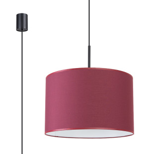 Lampa wisząca Nevia Sollux | Burgund 40cm - Elegancki design