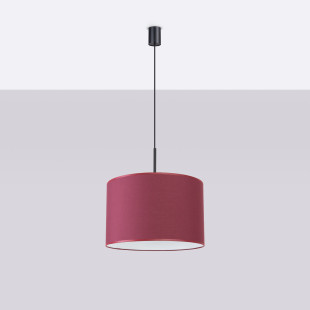 Lampa wisząca Nevia Sollux | Burgund 40cm - Elegancki design