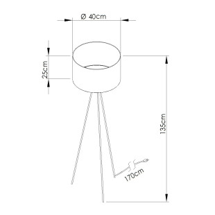 Lampa podłogowa Sollux Nevia - Elegancki design, 475 PLN