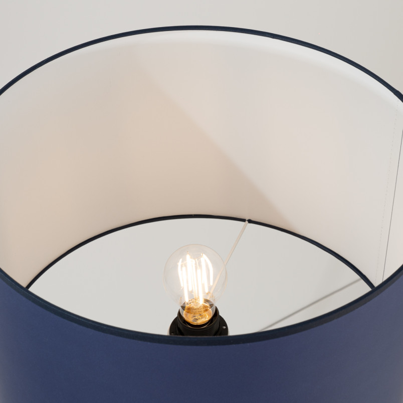Lampa podłogowa Sollux Nevia, granat, 135cm - Elegancki design