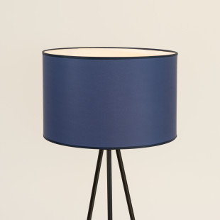 Lampa podłogowa Sollux Nevia, granat, 135cm - Elegancki design