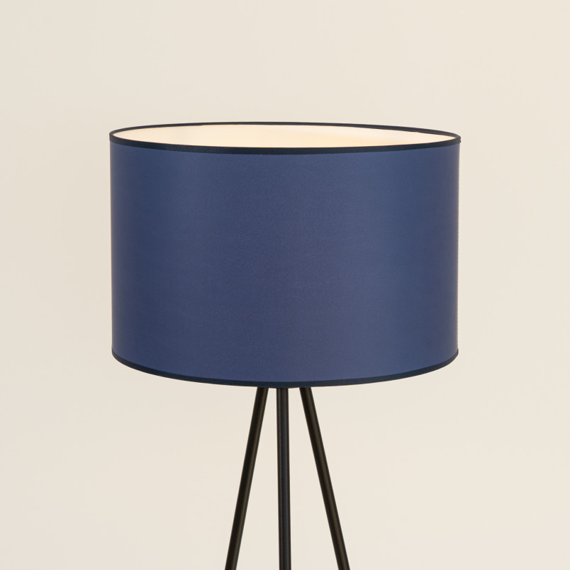 Lampa podłogowa Sollux Nevia, granat, 135cm - Elegancki design