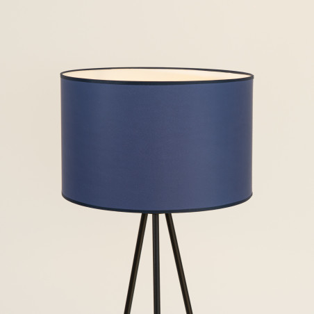 Lampa podłogowa Sollux Nevia, granat, 135cm - Elegancki design