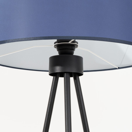 Lampa podłogowa Sollux Nevia, granat, 135cm - Elegancki design
