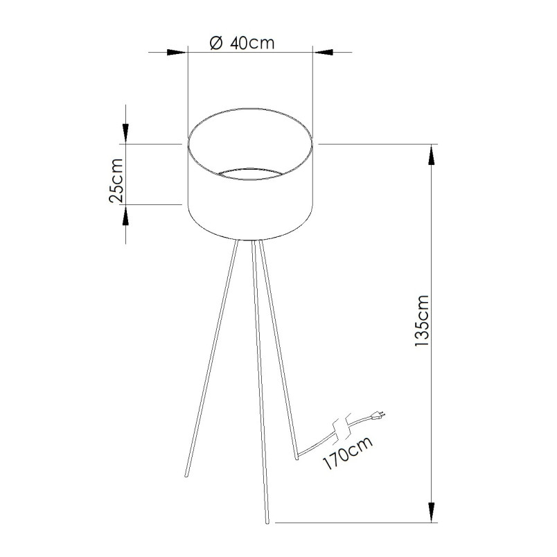 Lampa podłogowa Sollux Nevia - Elegancki design | Sklep Sollux