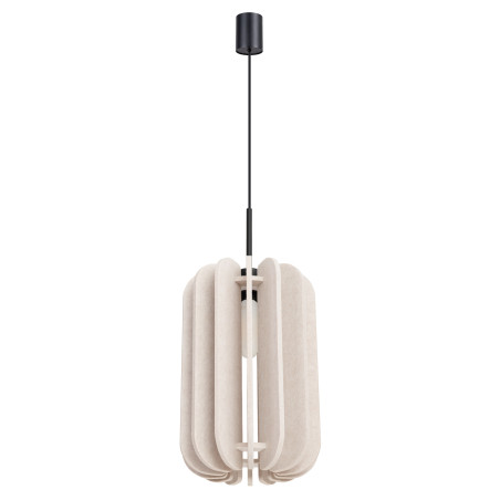 Lampa wisząca filcowa Mula beżowa Sollux | Oświetlenie do salonu