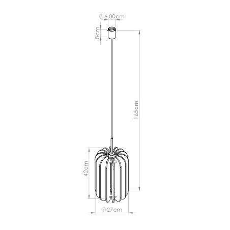 Lampa wisząca filcowa Mula beżowa Sollux | Oświetlenie do salonu