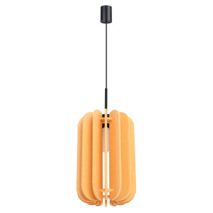 Lampa wisząca filcowa Mula żółta Sollux | Odkryj ciepło i styl