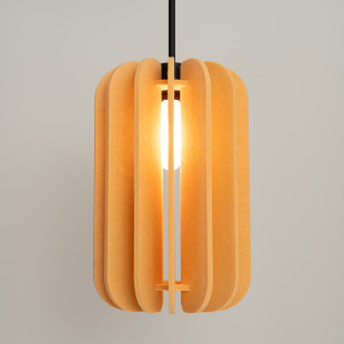 Lampa wisząca filcowa Mula żółta Sollux | Odkryj ciepło i styl