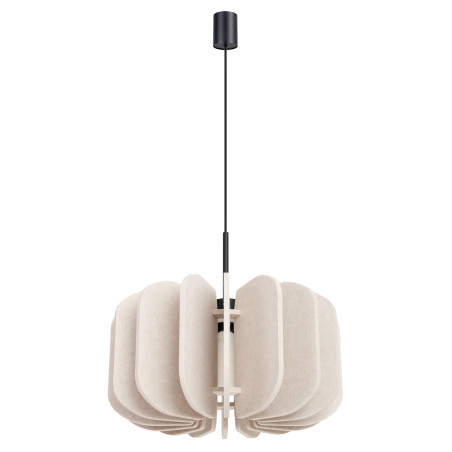 Lampa wisząca filcowa Mula 45cm beżowa Sollux - Odkryj ciepło i styl!