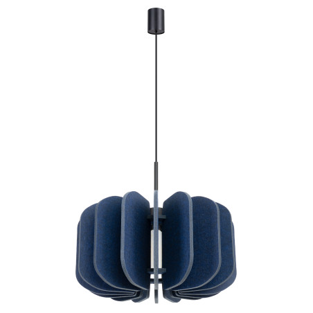 Lampa wisząca filcowa Mula 45cm granatowa - Sollux | Sklep
