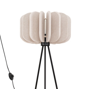 Lampa podłogowa Mula Sollux - Beżowa, Filcowa | Kup Teraz