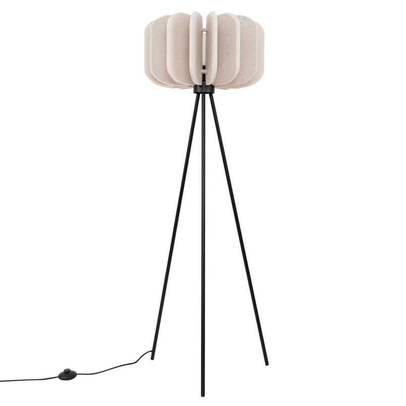 Lampa podłogowa Mula Sollux - Beżowa, Filcowa | Kup Teraz
