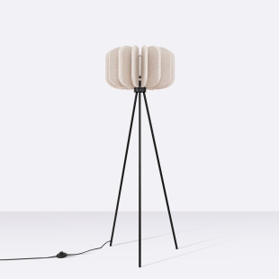 Lampa podłogowa Mula Sollux - Beżowa, Filcowa | Kup Teraz