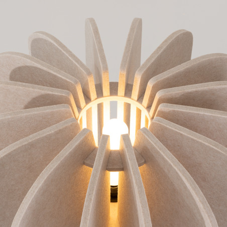 Lampa podłogowa Mula Sollux - Beżowa, Filcowa | Kup Teraz
