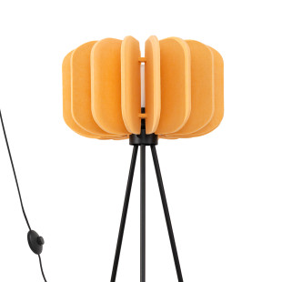 Lampa podłogowa Mula żółta - Sollux | Nowoczesny design