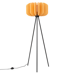 Lampa podłogowa Mula żółta - Sollux | Nowoczesny design