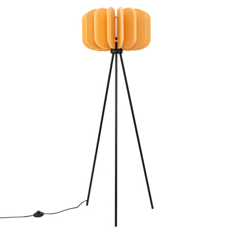 Lampa podłogowa Mula żółta - Sollux | Nowoczesny design