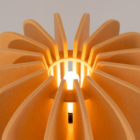 Lampa podłogowa Mula żółta - Sollux | Nowoczesny design