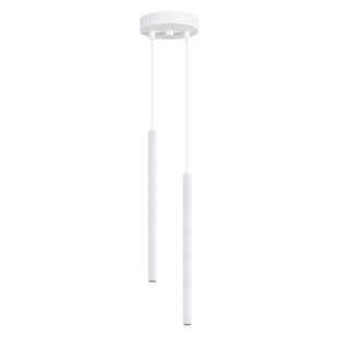 Lampa wisząca Arche Sollux - 2 tuby, biała | Sklep z lampami