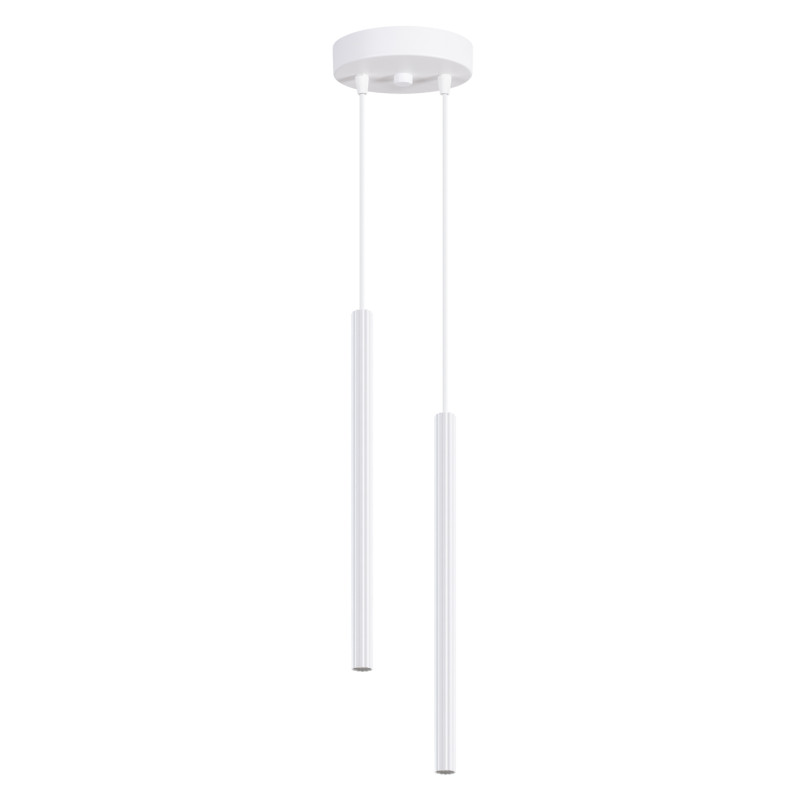 Lampa wisząca Arche Sollux - 2 tuby, biała | Sklep z lampami