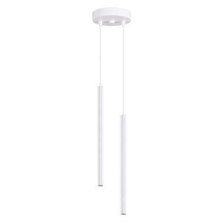 Lampa wisząca Arche Sollux - 2 tuby, biała | Sklep z lampami