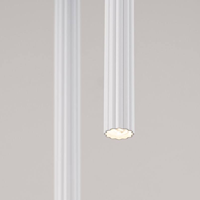 Lampa wisząca Arche Sollux - 2 tuby, biała | Sklep z lampami