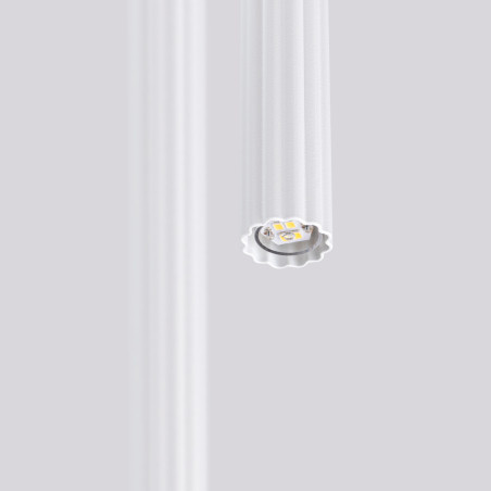 Lampa wisząca Arche Sollux - 2 tuby, biała | Sklep z lampami