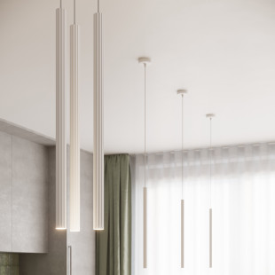 Lampa wisząca Arche Sollux - 2 tuby, biała | Sklep z lampami