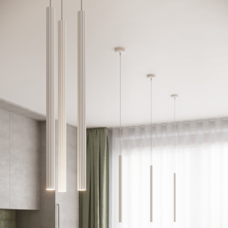 Lampa wisząca Arche Sollux - 2 tuby, biała | Sklep z lampami