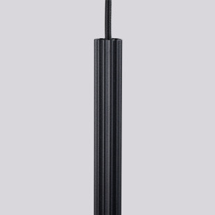 Lampa wisząca Arche Sollux: 2 tuby, czarna - Odkryj nowoczesny design!