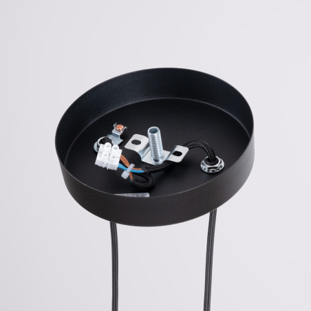 Lampa wisząca Arche Sollux: 2 tuby, czarna - Odkryj nowoczesny design!