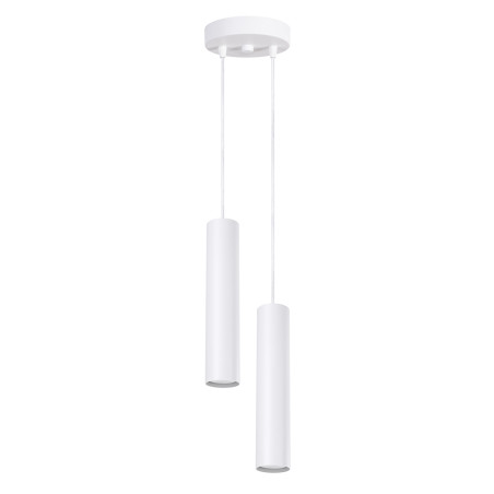 Lampa wisząca LAGOS 2 tuby biała Sollux | Sklep z lampami
