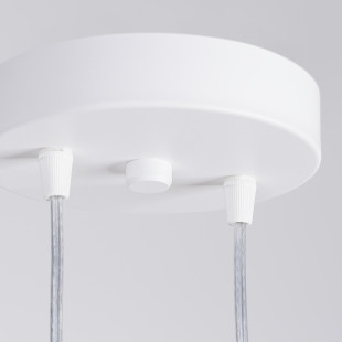 Lampa wisząca LAGOS 2 tuby biała Sollux | Sklep z lampami