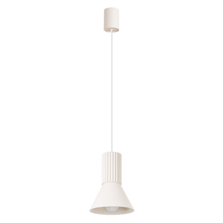 Lampa wisząca Estria Sollux - Metalowy stożek beżowy | Sklep Sollux