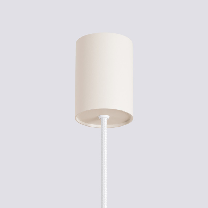 Lampa wisząca Estria Sollux - Metalowy stożek beżowy | Sklep Sollux
