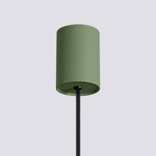 Lampa wisząca Estria Sollux - Metalowy stożek, beż/oliwka