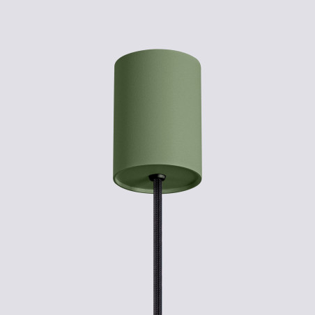 Lampa wisząca Estria Sollux - Metalowy stożek, beż/oliwka