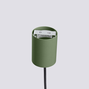 Lampa wisząca Estria Sollux - Metalowy stożek, beż/oliwka