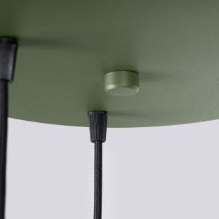 Lampa wisząca Estria Sollux - 3 stożki, beż/oliwka | Sklep Sollux