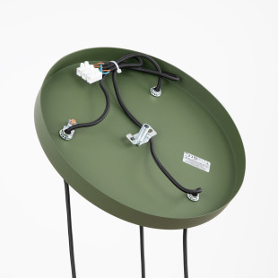 Lampa wisząca Estria Sollux - 3 stożki, beż/oliwka | Sklep Sollux