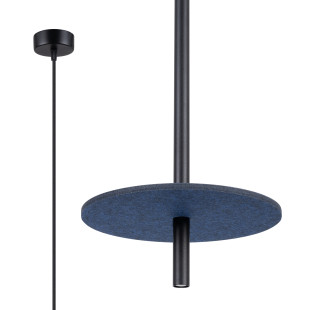 Lampa wisząca Feltro Sollux | Czarna i Granatowa | Sklep z Lampami